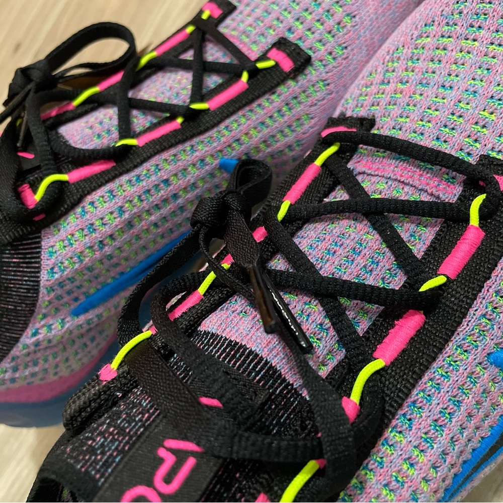 Nike Air Vapormax 2021 Flyknit Pink Blast Photo Blue DX3… - Picture 4 of 11